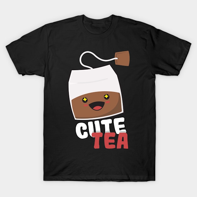 Cute Tea Tea Drinker Cup T-Shirt by MooonTees